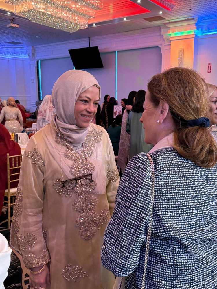 Guests connecting, Eid Radiance Gala